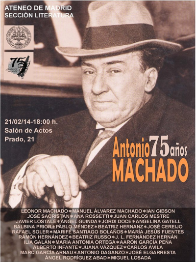 Antonio Machado 75 años | Homenaje poético | Ateneo de Madrid