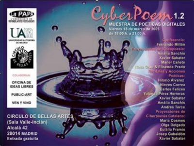 CyberPoem 1.2 | Muestra de Poéticas Digitales | 18-03-2005