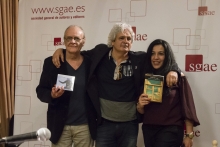 Luis Eduardo Aute, Joaquín Lera y Alicia Arés | (CC) Paula Díaz