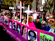 Manifestación en México D.F. contra los asesinatos en Ciudad Juárez
