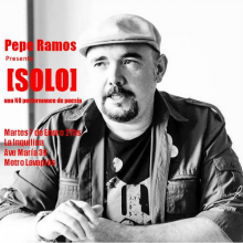 Pepe Ramos presenta [SOLO] una NO performance de poesía