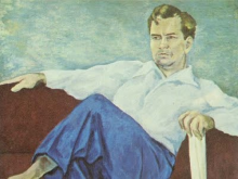 Retrato de Manuel Altolaguirre | Óleo sobre lienzo de José Moreno Villa (1949)