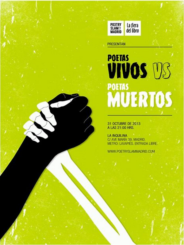 III Poetry Slam de Halloween: Poetas Vivos vs. Poetas Muertos