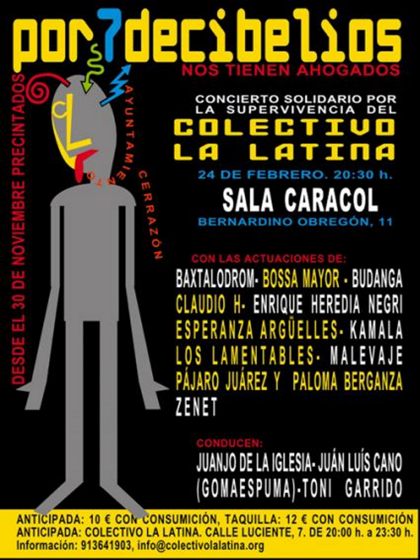 Por 7 decibelios nos tienen ahogados | Colectivo La Latina