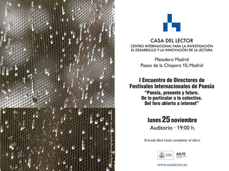 I Encuentro de Directores de Festivales Internacionales de Poesía