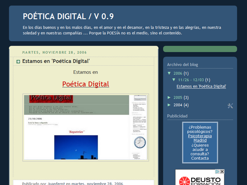 Poética Digital | V 0.9