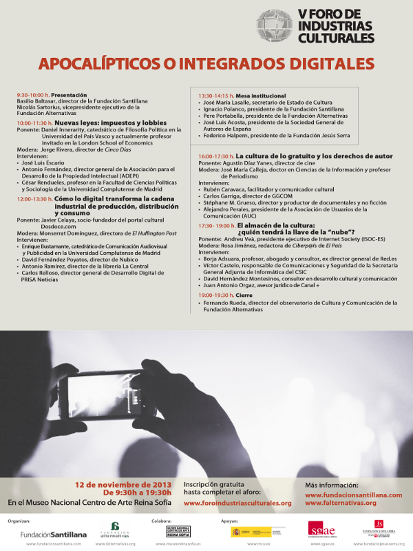 V Foro de Industrias Culturales | Apocalípticos o integrados digitales