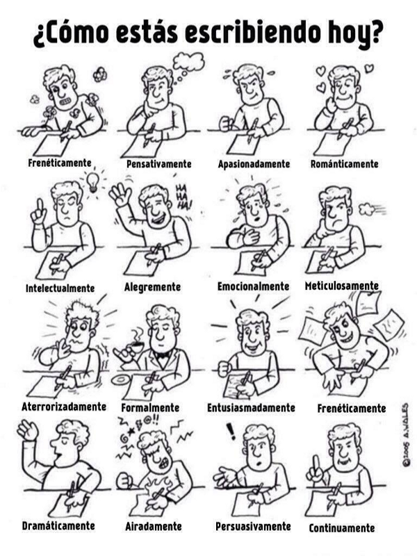 ¿Cómo estás escribiendo hoy? | A. Wales 2005