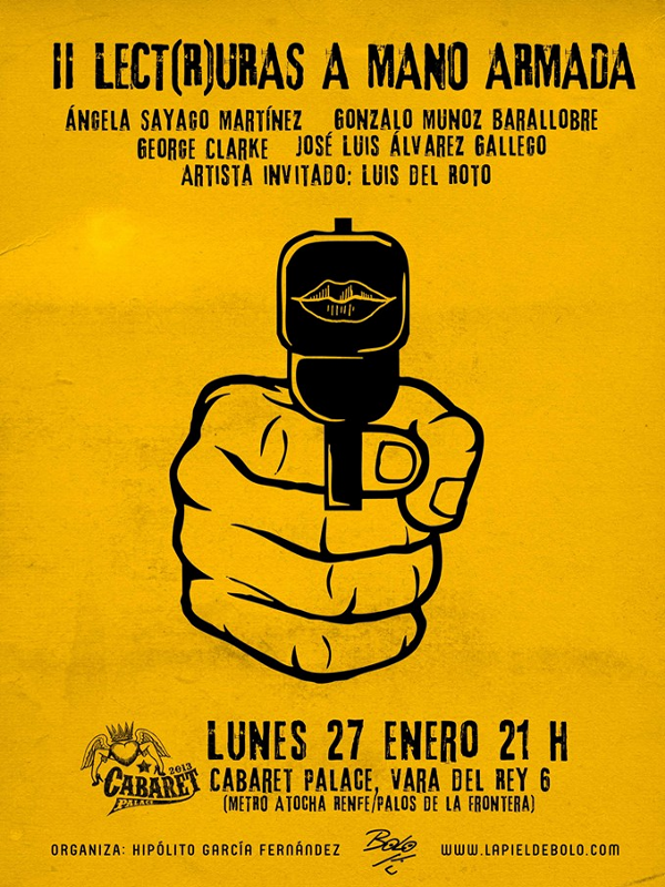 II Lect(R)uras a mano armada de Bolo García en Cabaret Palace
