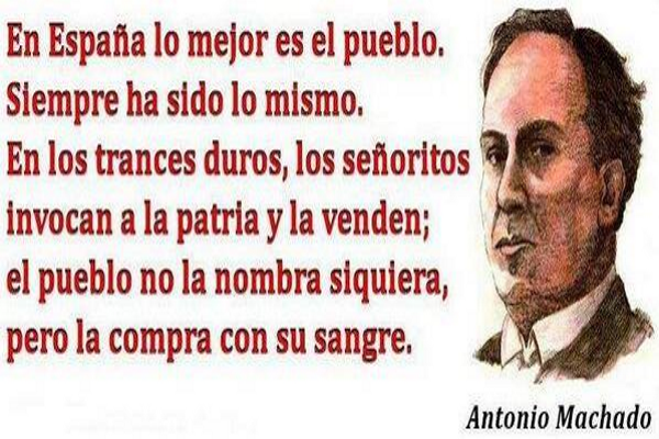 En España lo mejor es el pueblo | Antonio Machado
