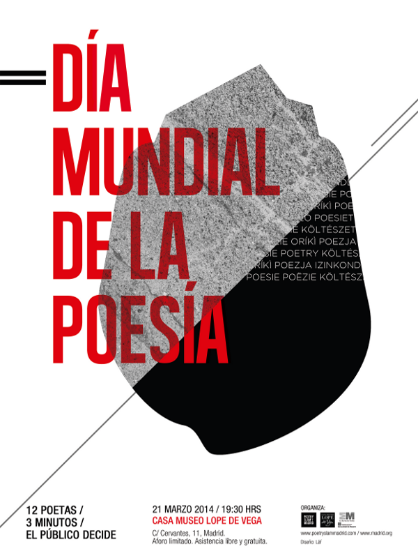 Poetry Slam Madrid especial Día Mundial de la Poesía | Casa Museo Lope de Vega | 21 de marzo de 2014