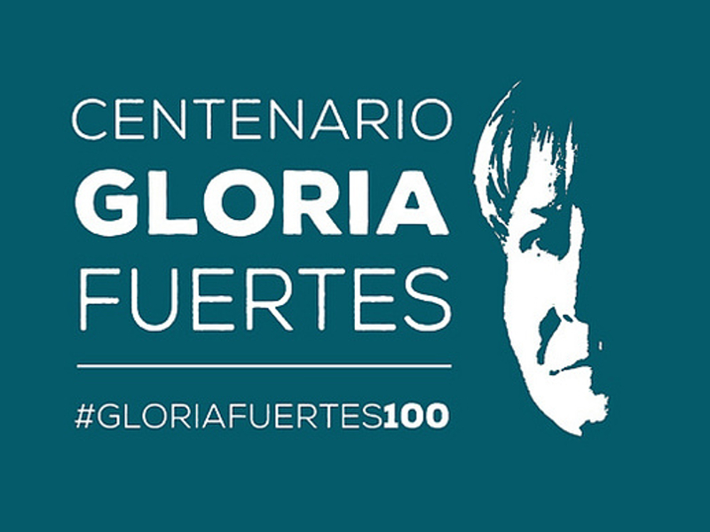 Centenario Gloria Fuertes | 1917-1998 | #gloriafuertes100 |  Cartel Fundación Gloria Fuertes