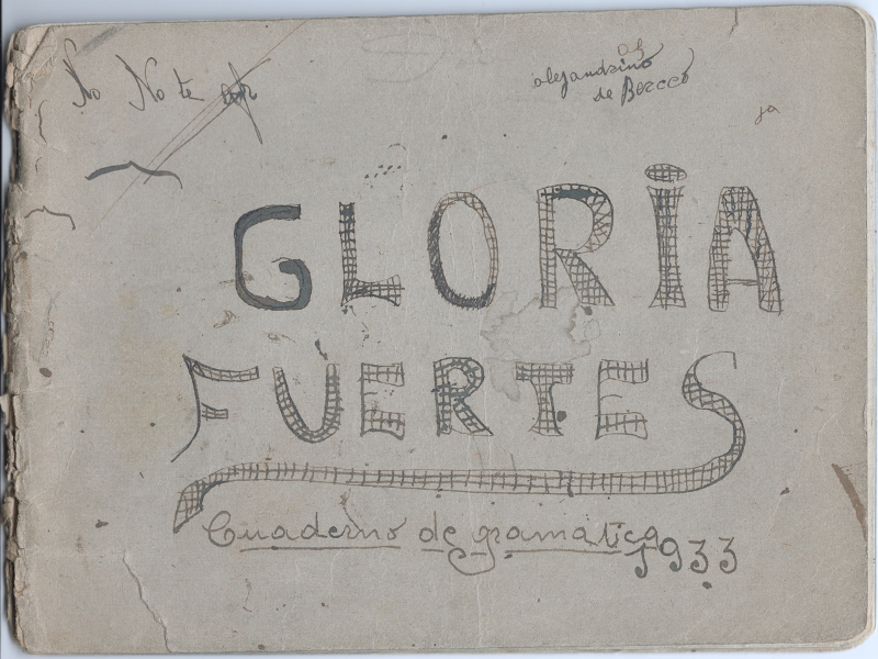 Exposición 'Gloria Fuertes 1917-1998' | Teatro Fernán Gomez´. Centro Cultural de la Villa | Fundación Gloria Fuertes | Centenario Gloria Fuertes | 14/03 al 14/05/2017 | Cuaderno de Gramática
